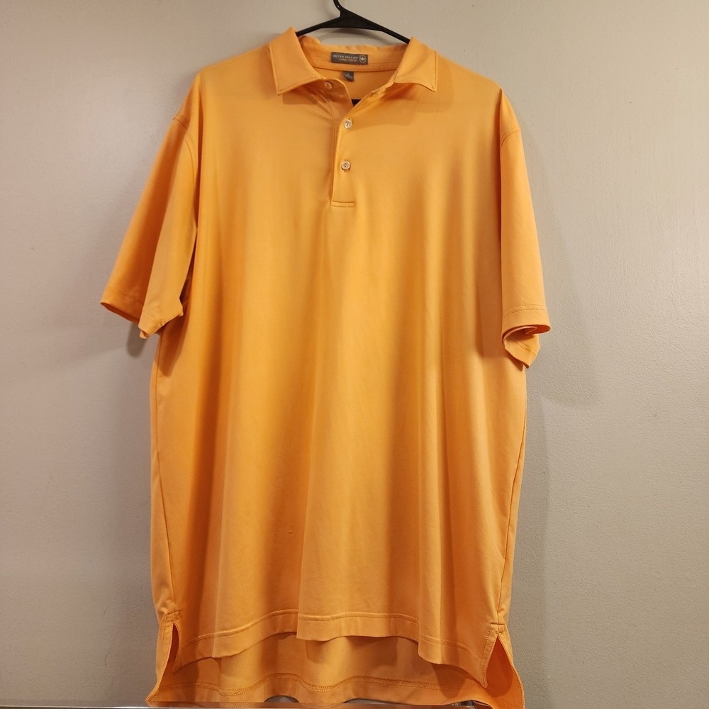 Peter‎ Millar Orange Large Polo Shirt